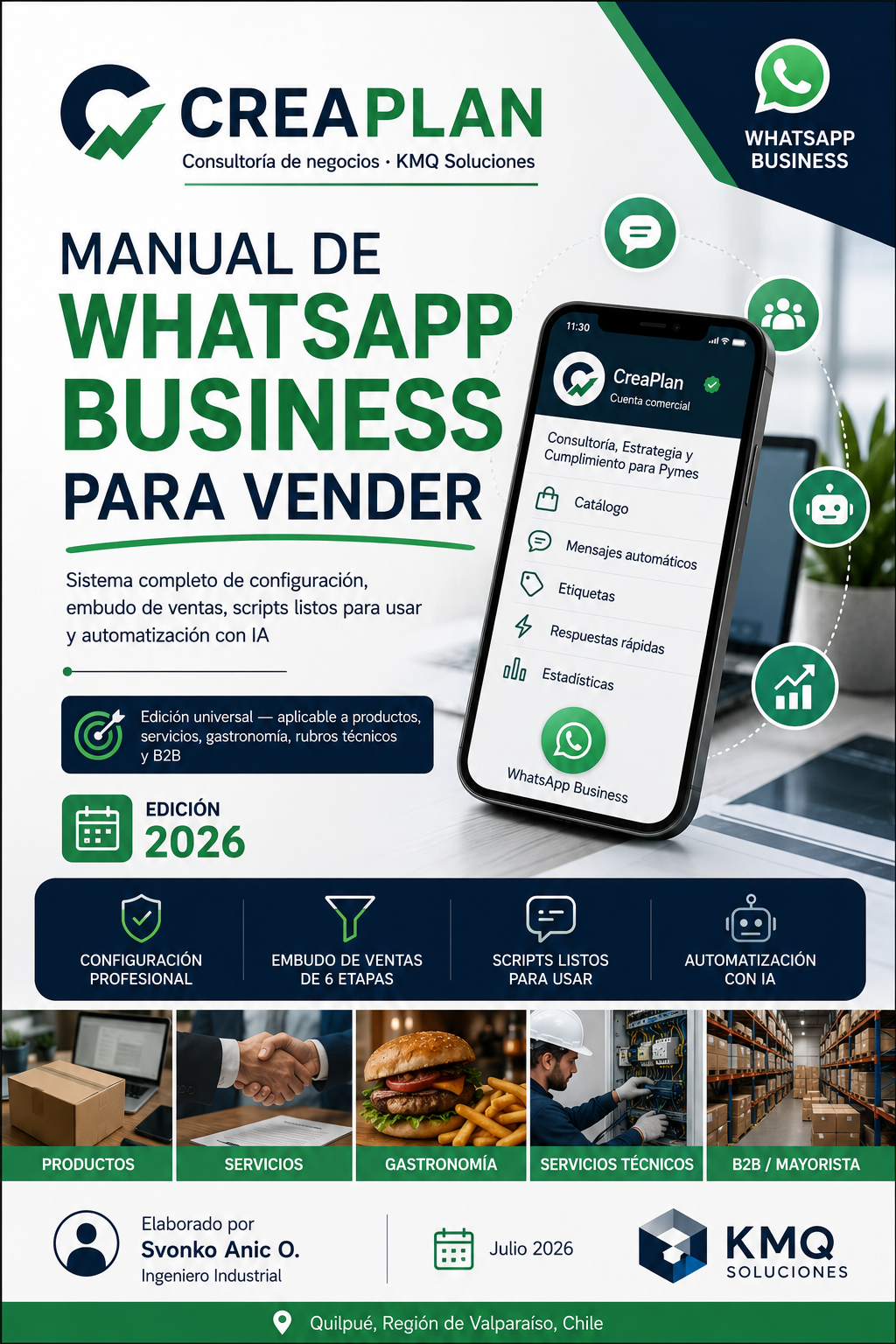 Manual WhatsApp Business para PYMEs: configuración, catálogos y automatización
